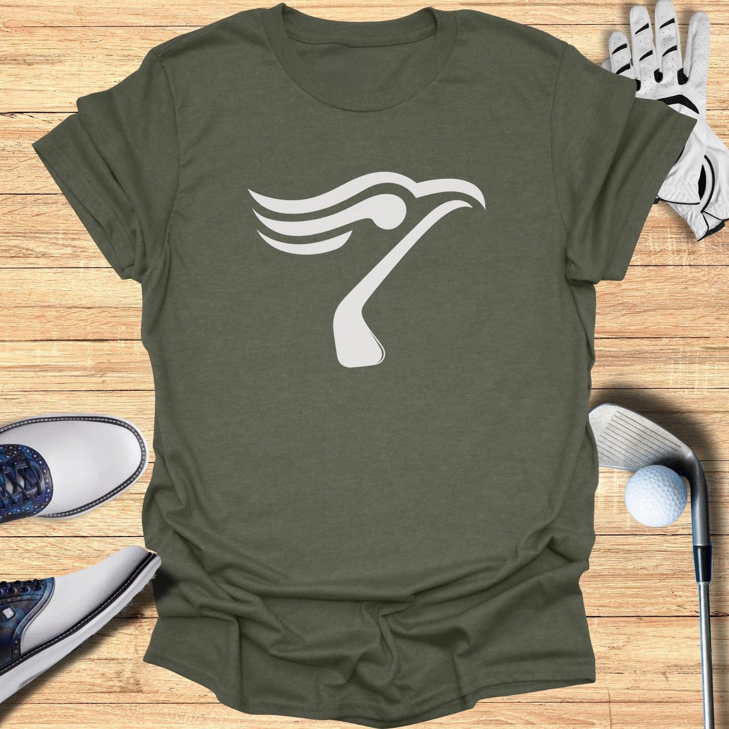 Unique Bird Golf Club Tee for Casual Sporty Look