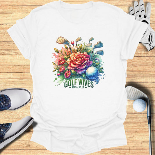 Golf Wives Social Club T-Shirt - Funny Golf Tee by Swing Epic