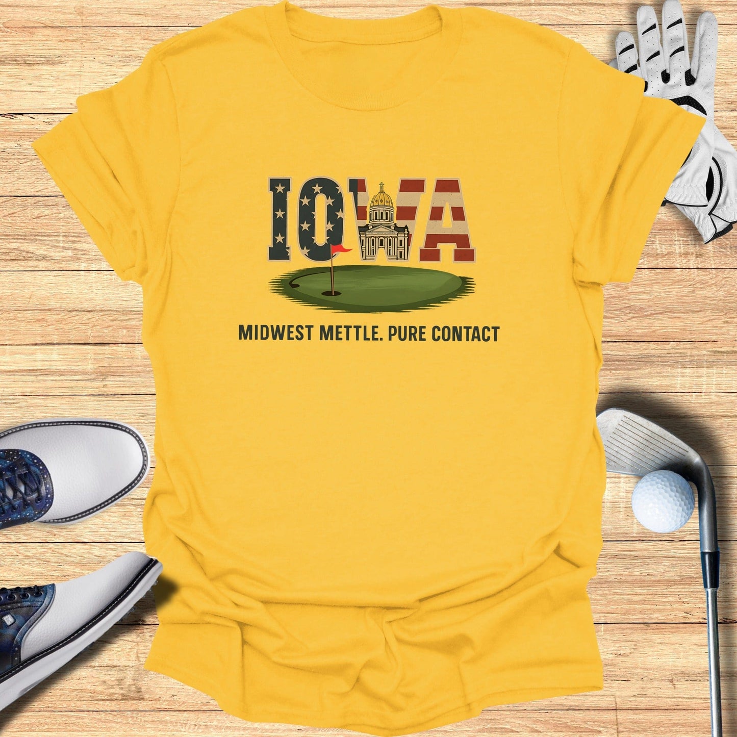 Iowa Golf T-Shirt - Funny Golf Tee by Swing Epic