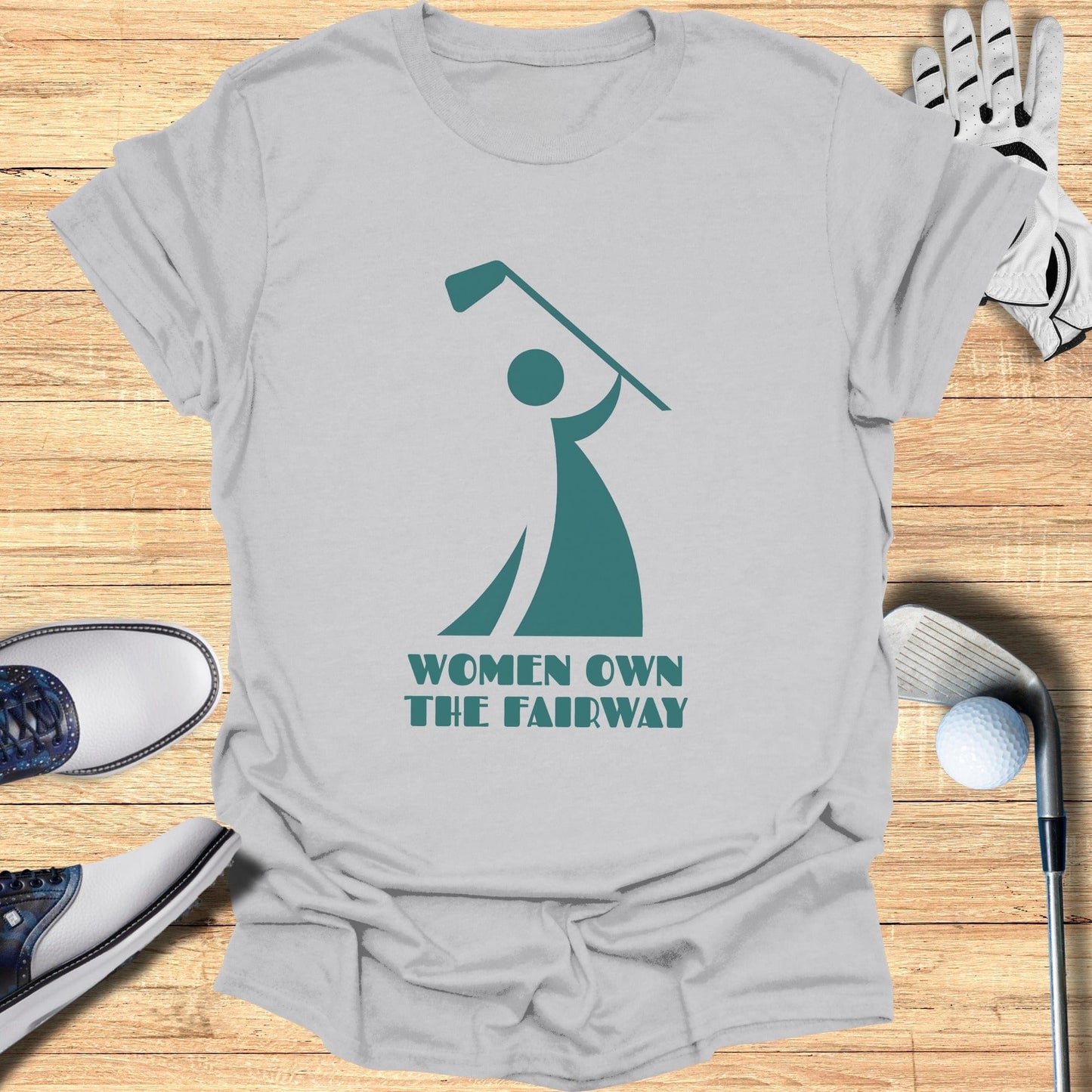 Women Own The Fairway Graphic Tee Shirt