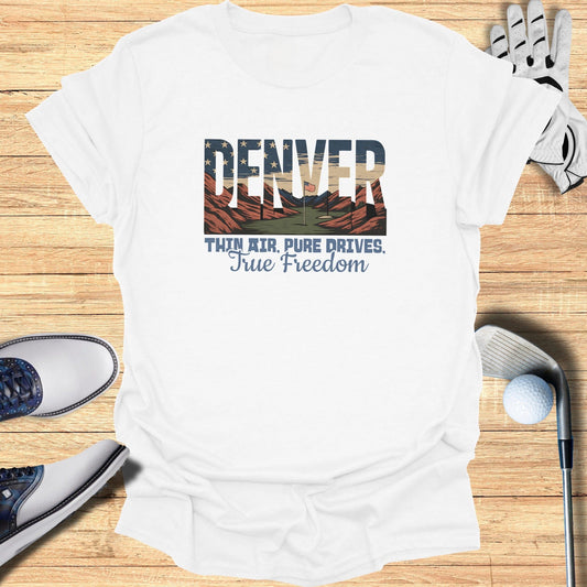 Denver Golf T-Shirt - Funny Golf Tee by Swing Epic