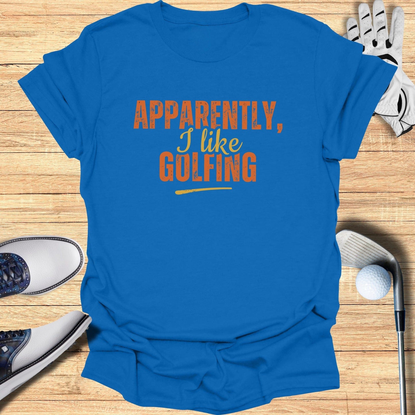 Apparently I Like Golfing T-Shirt - Funny Golf Tee by Swing Epic