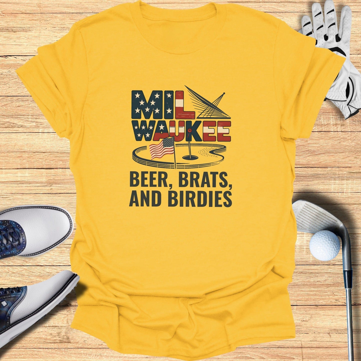 Milwaukee Golf T-Shirt - Funny Golf Tee by Swing Epic