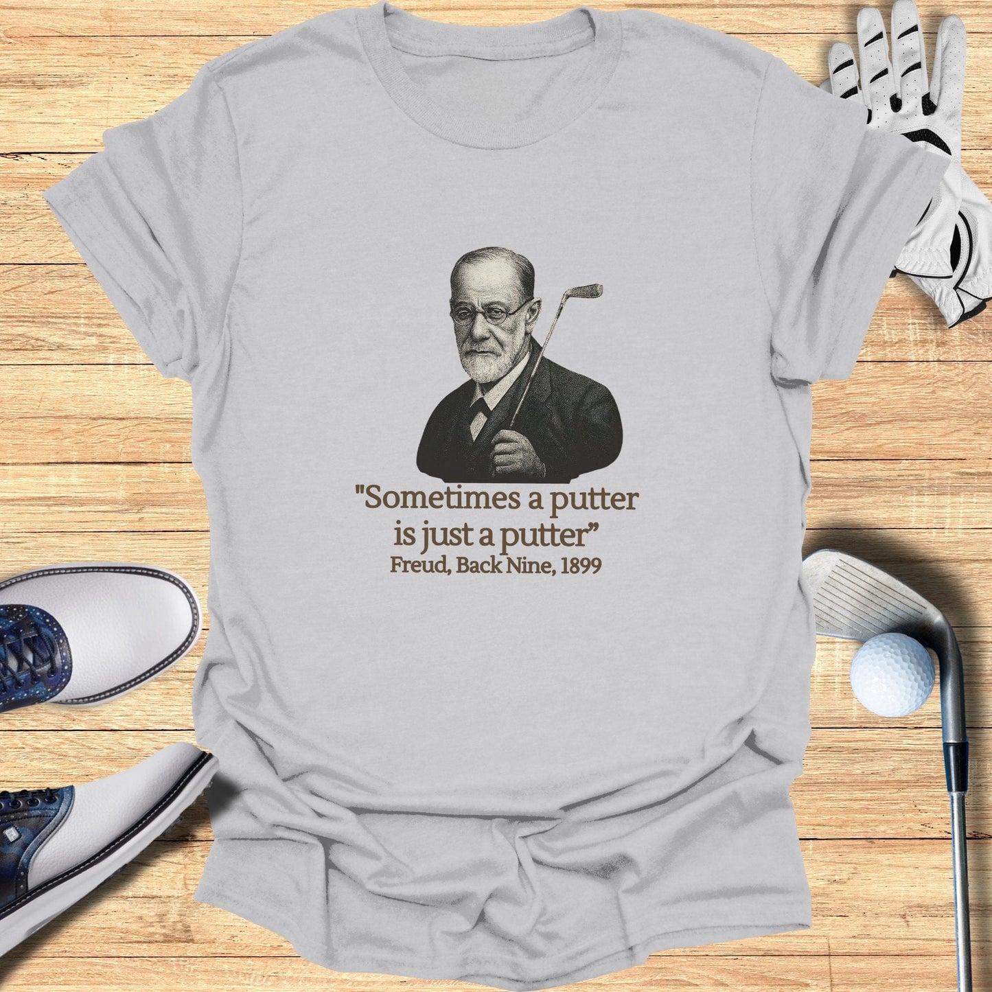 Sometimes A putter T-Shirt - Funny Golf Tee by Swing Epic