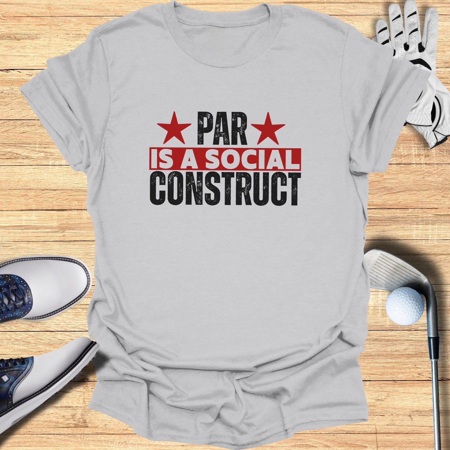 Par Is a Construct T-Shirt - Funny Golf Tee by Swing Epic