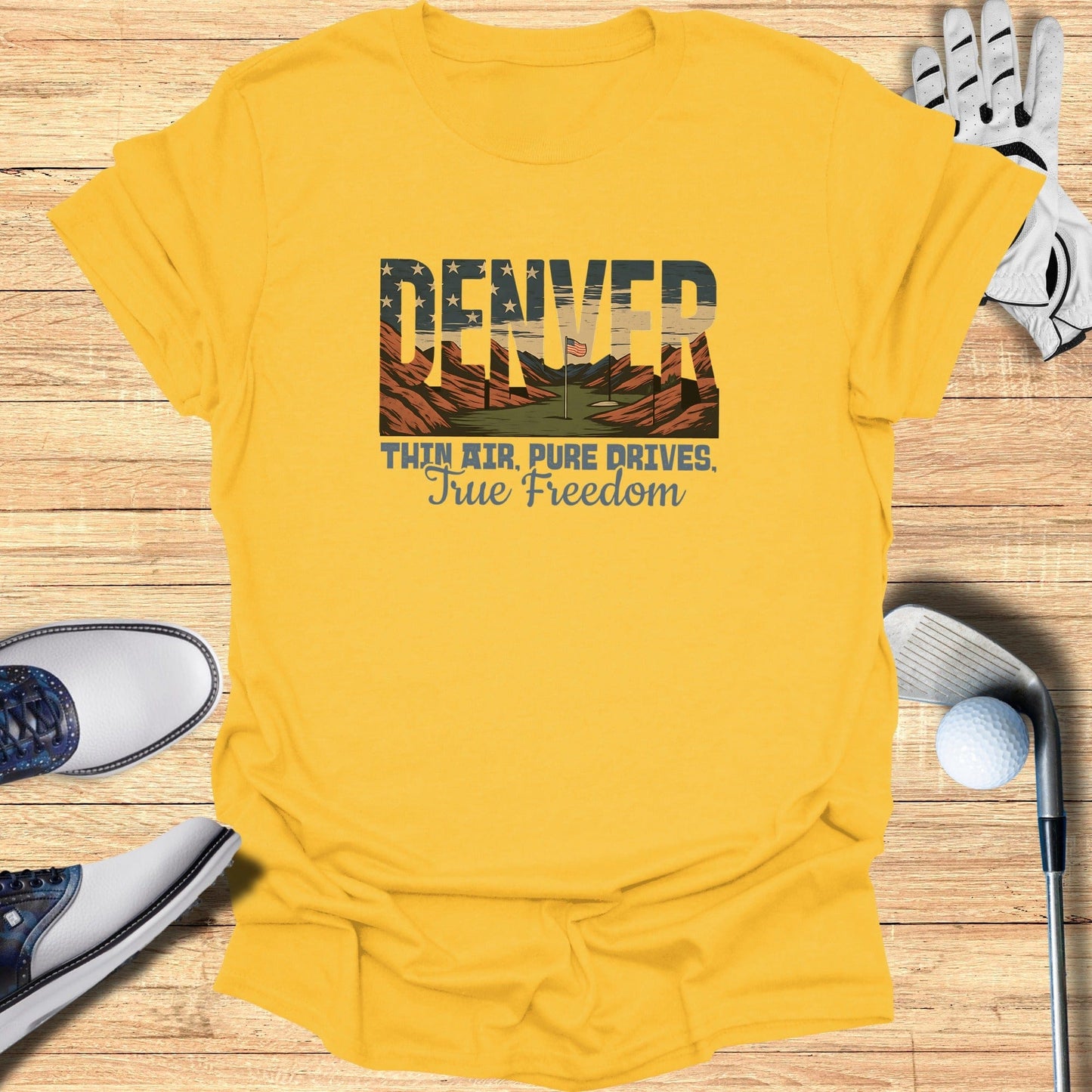 Denver Golf T-Shirt - Funny Golf Tee by Swing Epic