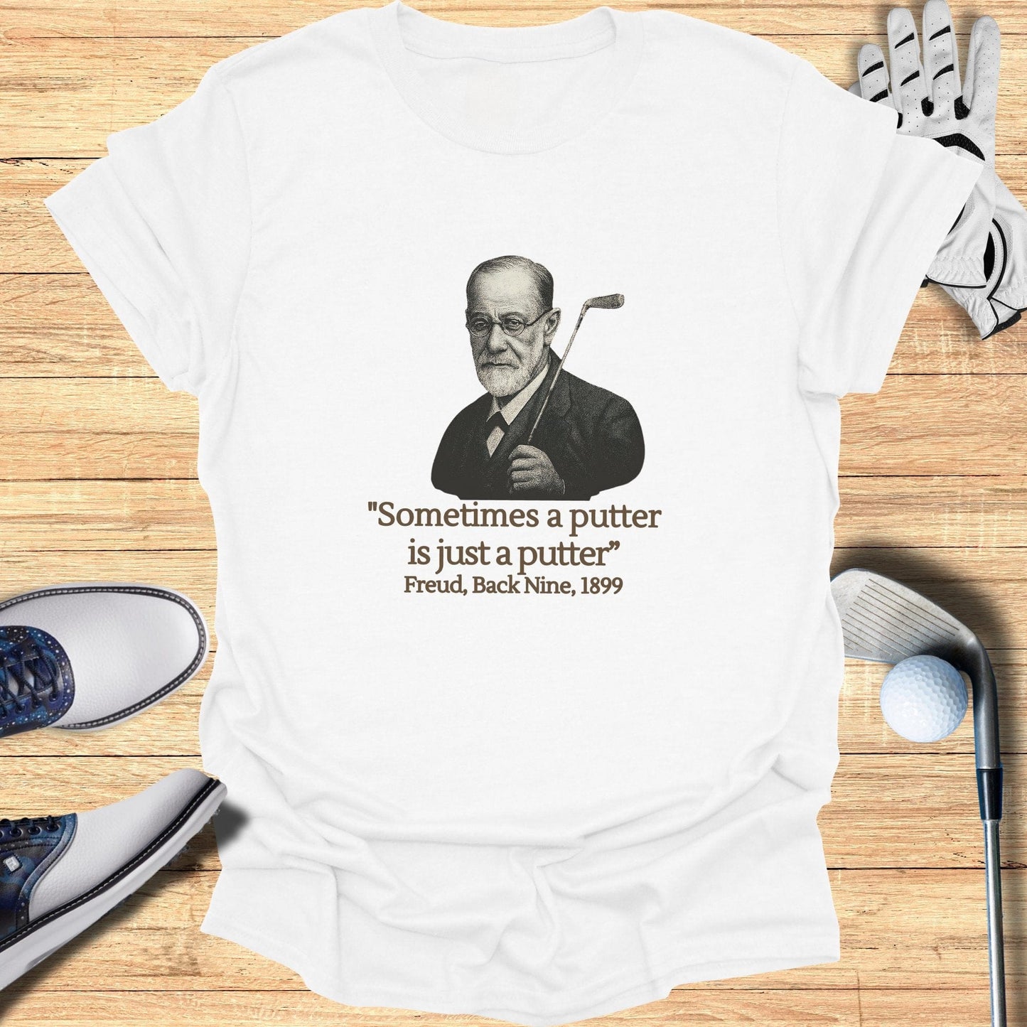 Sometimes A putter T-Shirt - Funny Golf Tee by Swing Epic