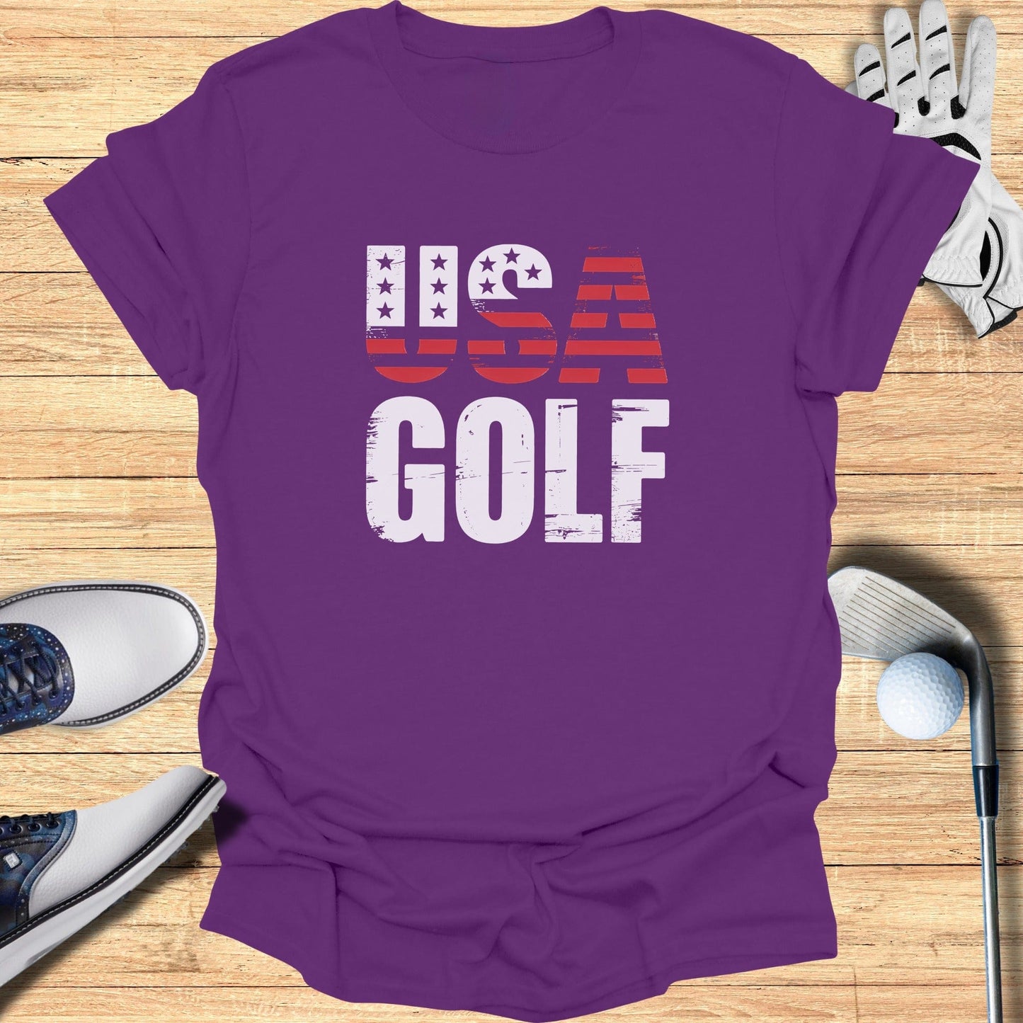 USA Golf T-Shirt - Funny Golf Tee by Swing Epic