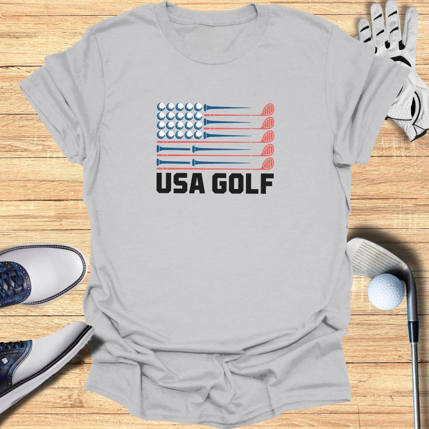 USA Golf T-Shirt - Funny Golf Tee by Swing Epic