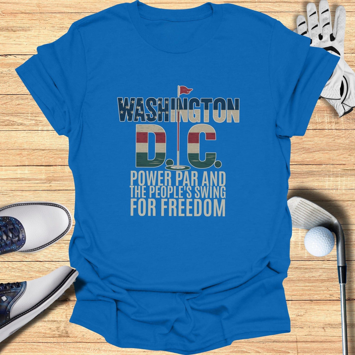 Washington DC Golf T-Shirt - Funny Golf Tee by Swing Epic