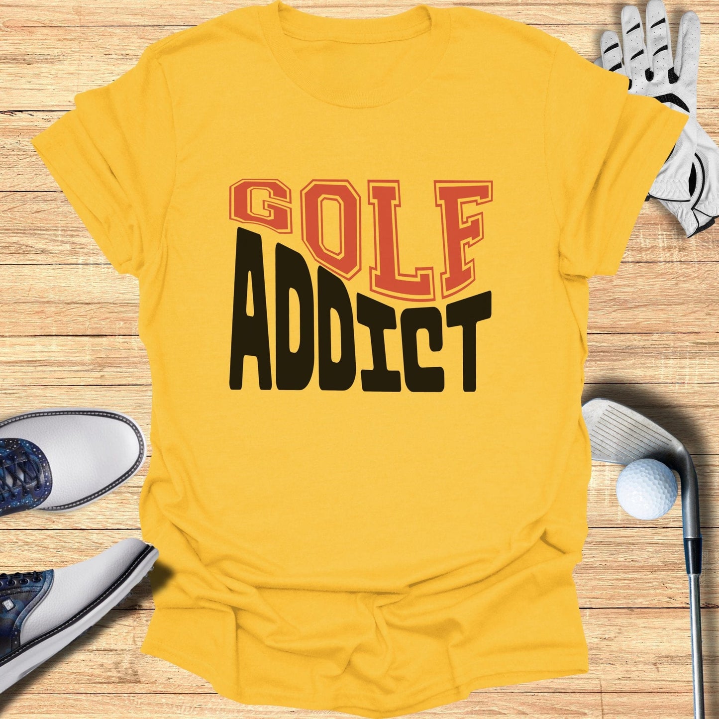 Golf Addict T-Shirt - Funny Golf Tee by Swing Epic