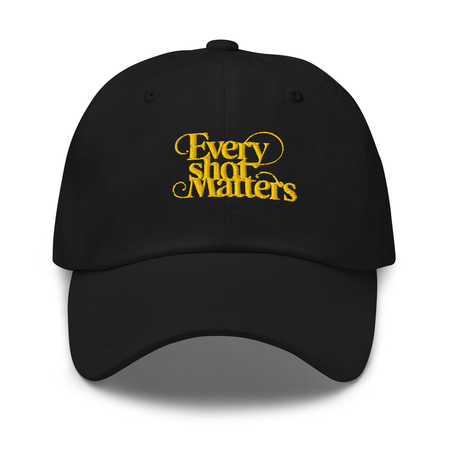 Every Shot Matters Fun Quirky Spirit Embroidered Golf Cap - Funny Golf Tee by Swing Epic