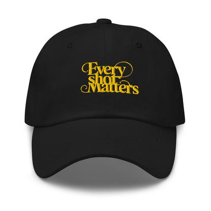 Every Shot Matters Fun Quirky Spirit Embroidered Golf Cap - Funny Golf Tee by Swing Epic