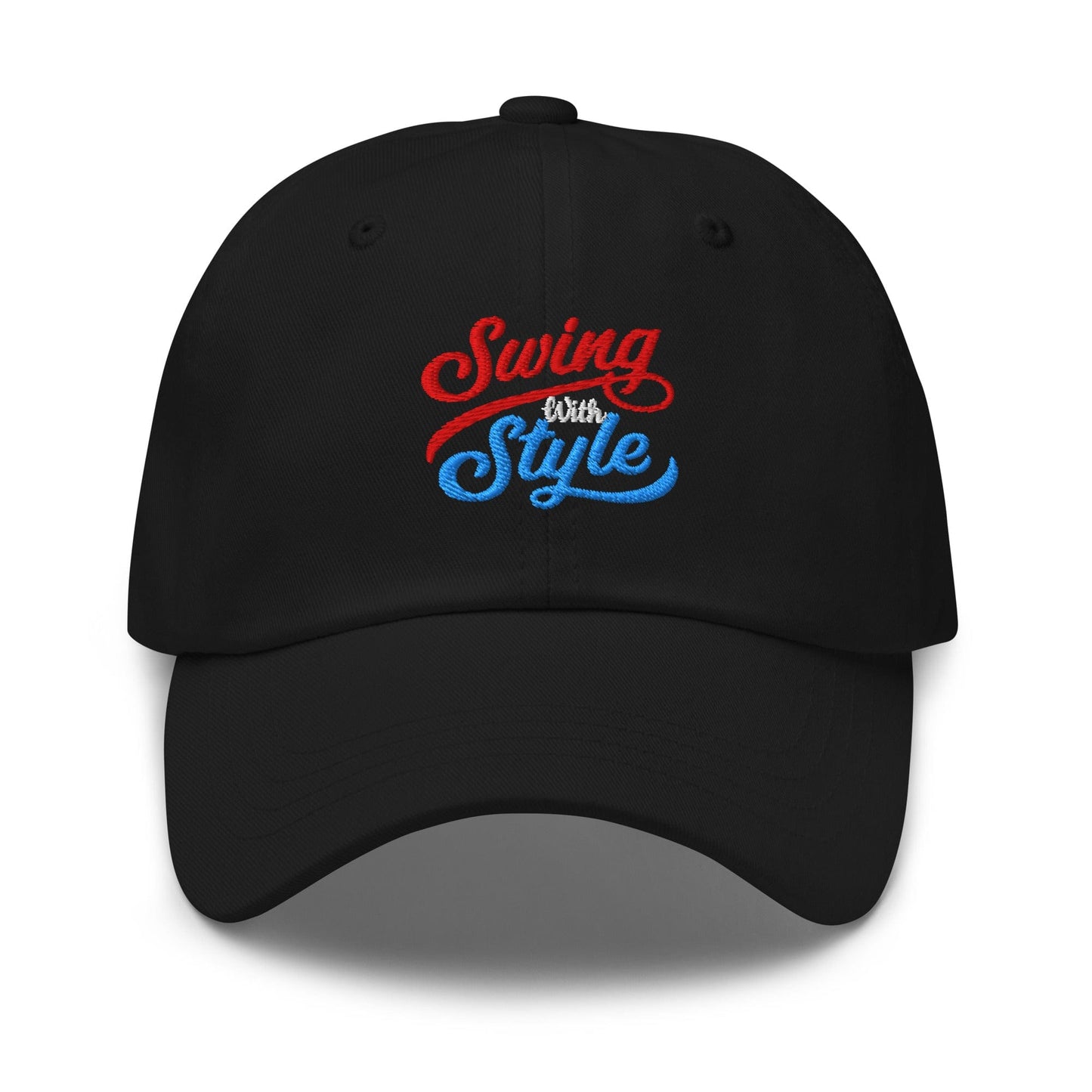 Swing With Style Fun Embroidered Golf Cap - Funny Golf Tee by Swing Epic