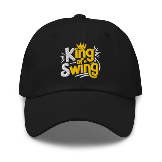 King of Swing Embroidered Golf Cap - Funny Golf Tee by Swing Epic