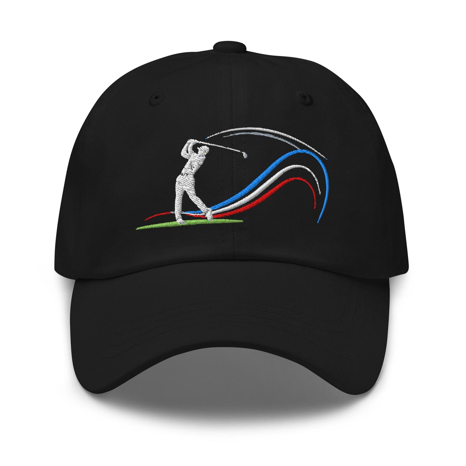 Swing Into Action Dynamic Design Embroidered Golf Cap - Funny Golf Tee by Swing Epic