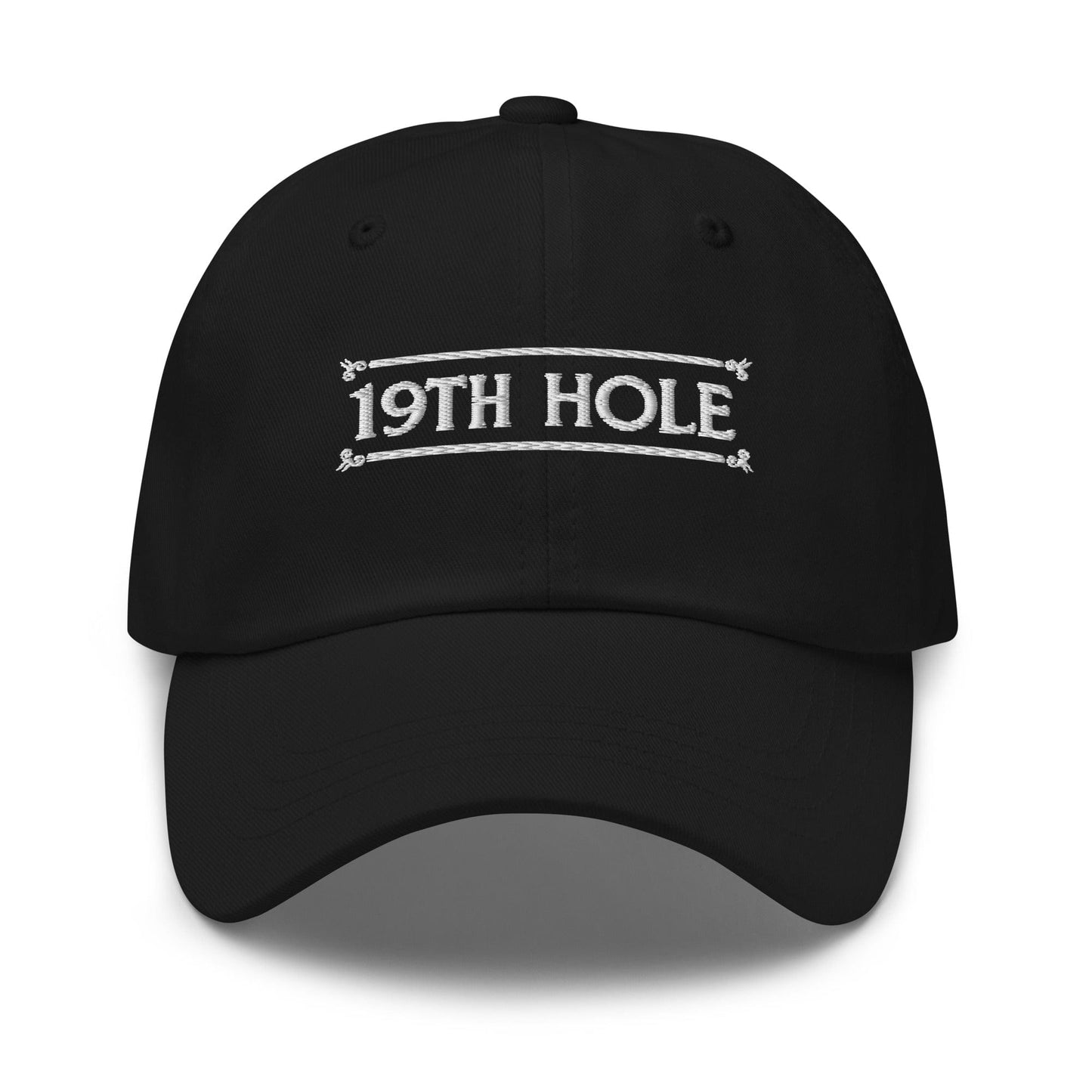 The 19th Hole Embroidered Golf Cap - Funny Golf Tee by Swing Epic