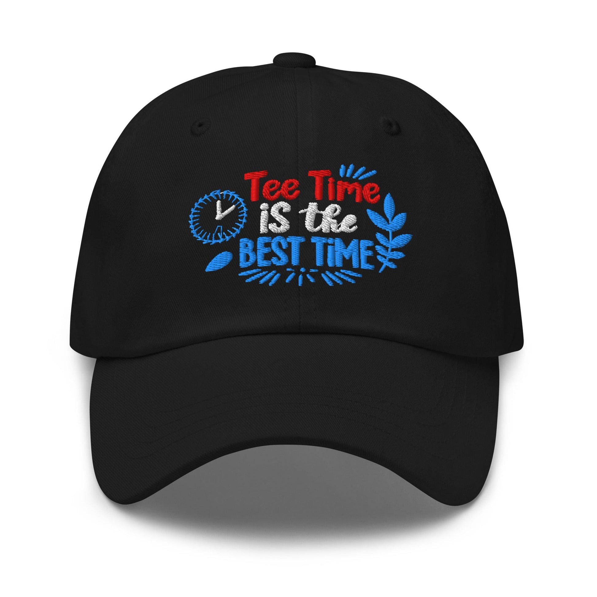 Tee Time is the Best Time Embroidered Golf Cap - Funny Golf Tee by Swing Epic