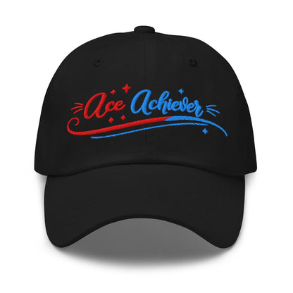 Ace Achiever Sparkle Magic Swirl Embroidered Golf Cap - Funny Golf Tee by Swing Epic