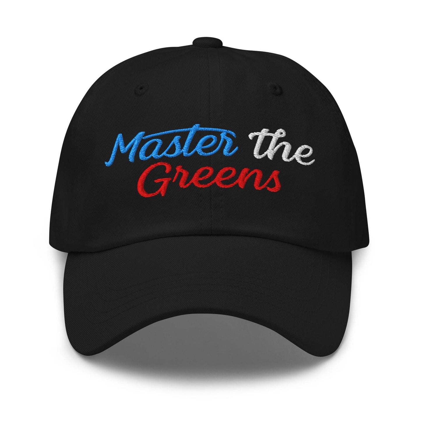 Master the Greens Embroidered Golf Cap - Funny Golf Tee by Swing Epic