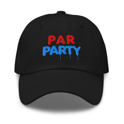Par Party Fun Embroidered Golf Cap - Funny Golf Tee by Swing Epic