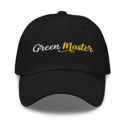 Green Master Embroidered Golf Cap - Funny Golf Tee by Swing Epic