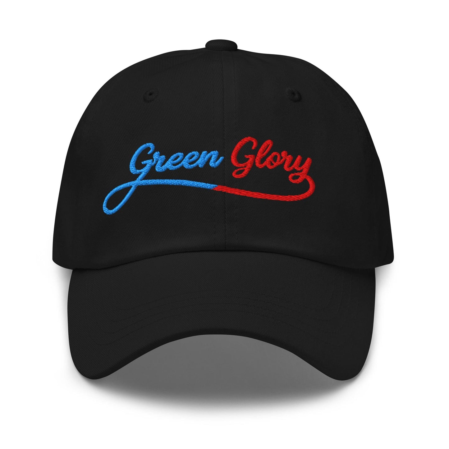 Green Glory Star Fun Floral Print Embroidered Golf Cap - Funny Golf Tee by Swing Epic