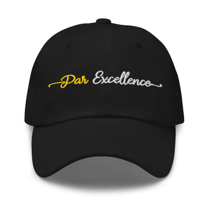 Par Excellence Embroidered Golf Cap - Funny Golf Tee by Swing Epic