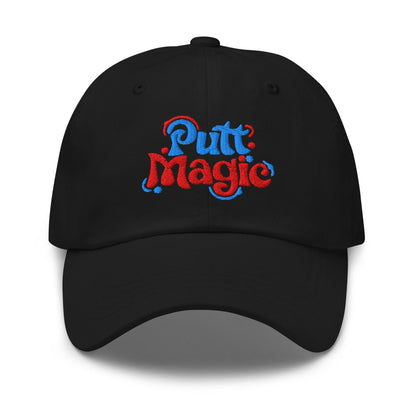 Putt Magic Quirky Embroidered Golf Cap - Funny Golf Tee by Swing Epic