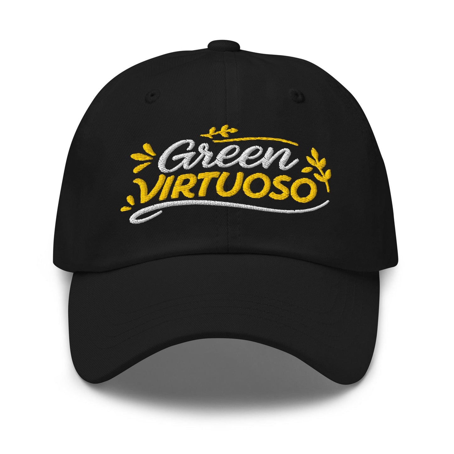 Green Virtuoso Masterpiece Design Embroidered Golf Cap - Funny Golf Tee by Swing Epic