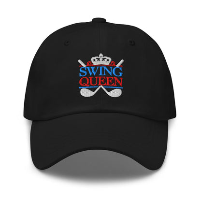 Swing Queen Embroidered Golf Cap - Funny Golf Tee by Swing Epic