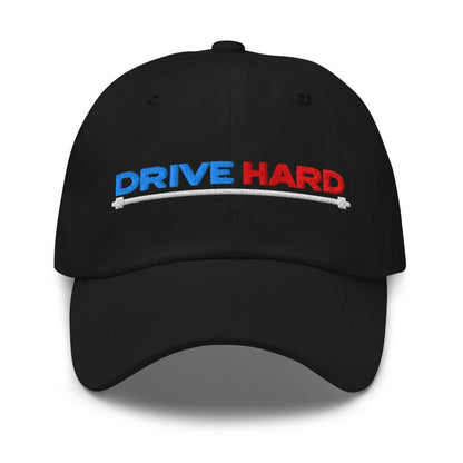 Drive Hard Embroidered Golf Cap - Funny Golf Tee by Swing Epic