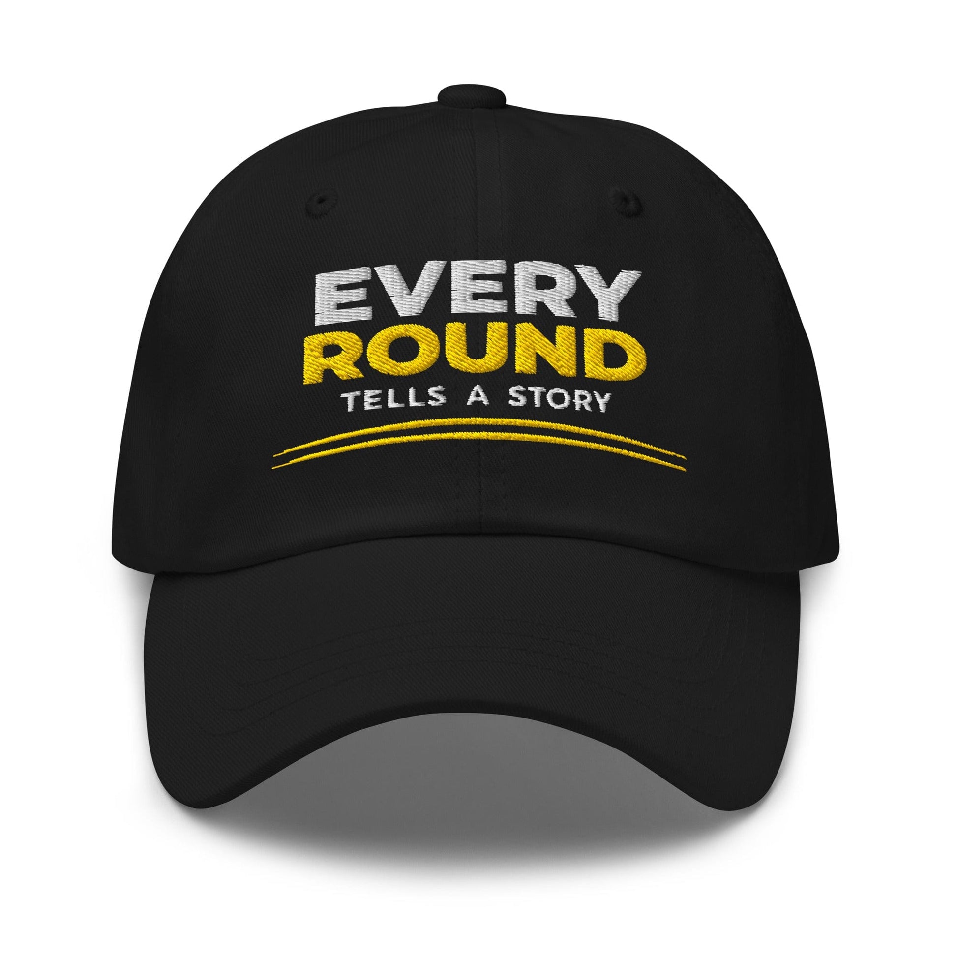 Every Round Tells A Story Embroidered Golf Cap - Funny Golf Tee by Swing Epic