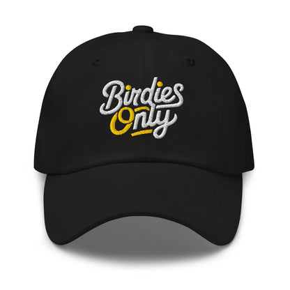 Birdies Only Quirky Embroidered Golf Cap - Funny Golf Tee by Swing Epic