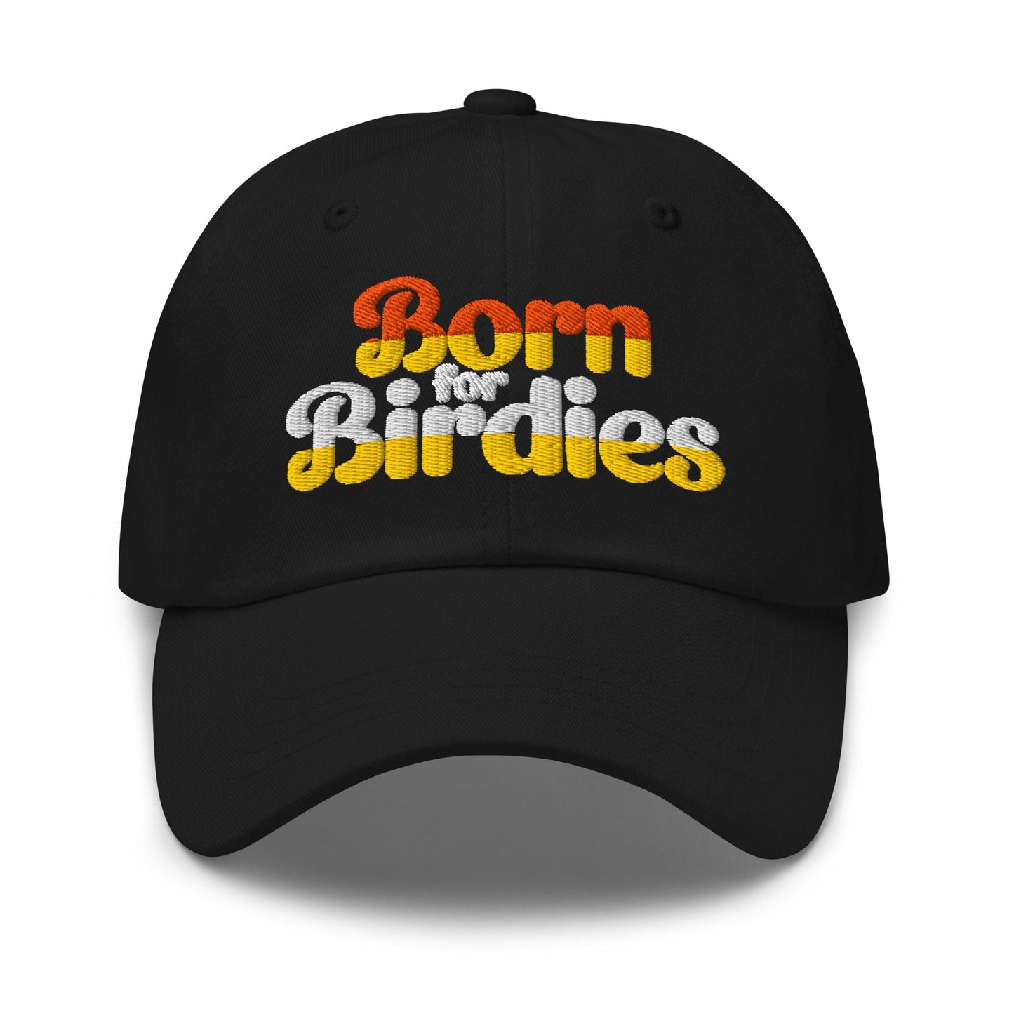 Born for Birdies Fun Sporty Embroidered Golf Cap - Funny Golf Tee by Swing Epic