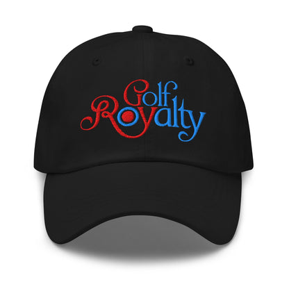 Golf Royalty Quirky Fun Embroidered Golf Cap - Funny Golf Tee by Swing Epic