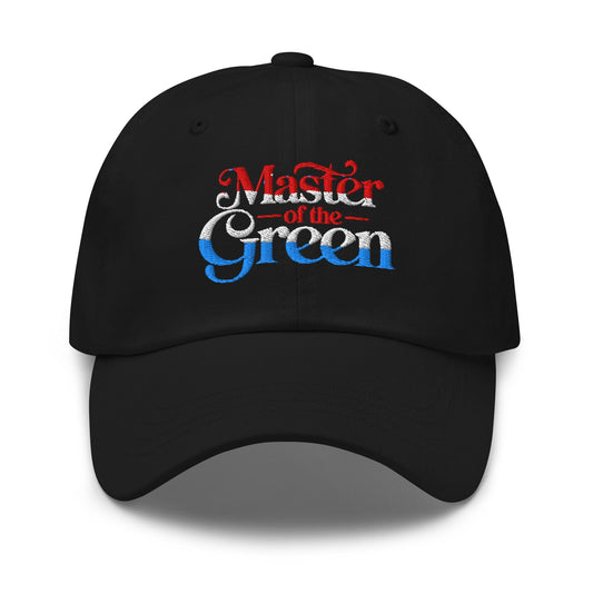 Master of the Green Engaging Embroidered Golf Cap - Funny Golf Tee by Swing Epic