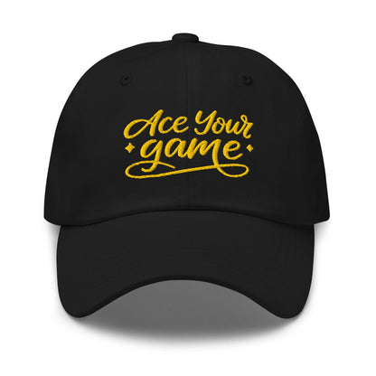 Ace Your Game Fun Embroidered Golf Cap - Funny Golf Tee by Swing Epic