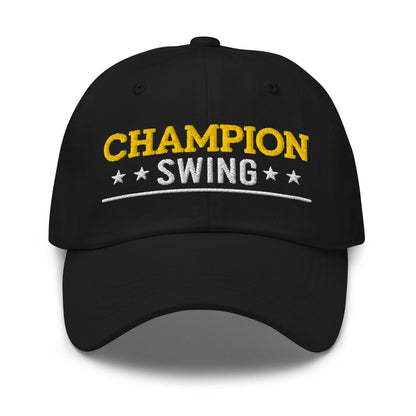 Champion Swing Star-Studded Fun Embroidered Golf Cap - Funny Golf Tee by Swing Epic
