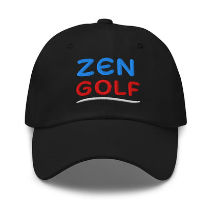 Zen Golf Embroidered Golf Cap - Funny Golf Tee by Swing Epic