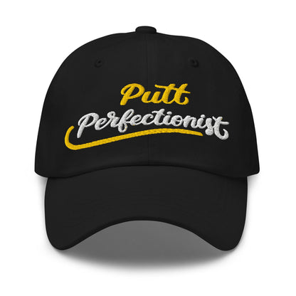 Putt Perfectionist Fun Embroidered Golf Cap - Funny Golf Tee by Swing Epic