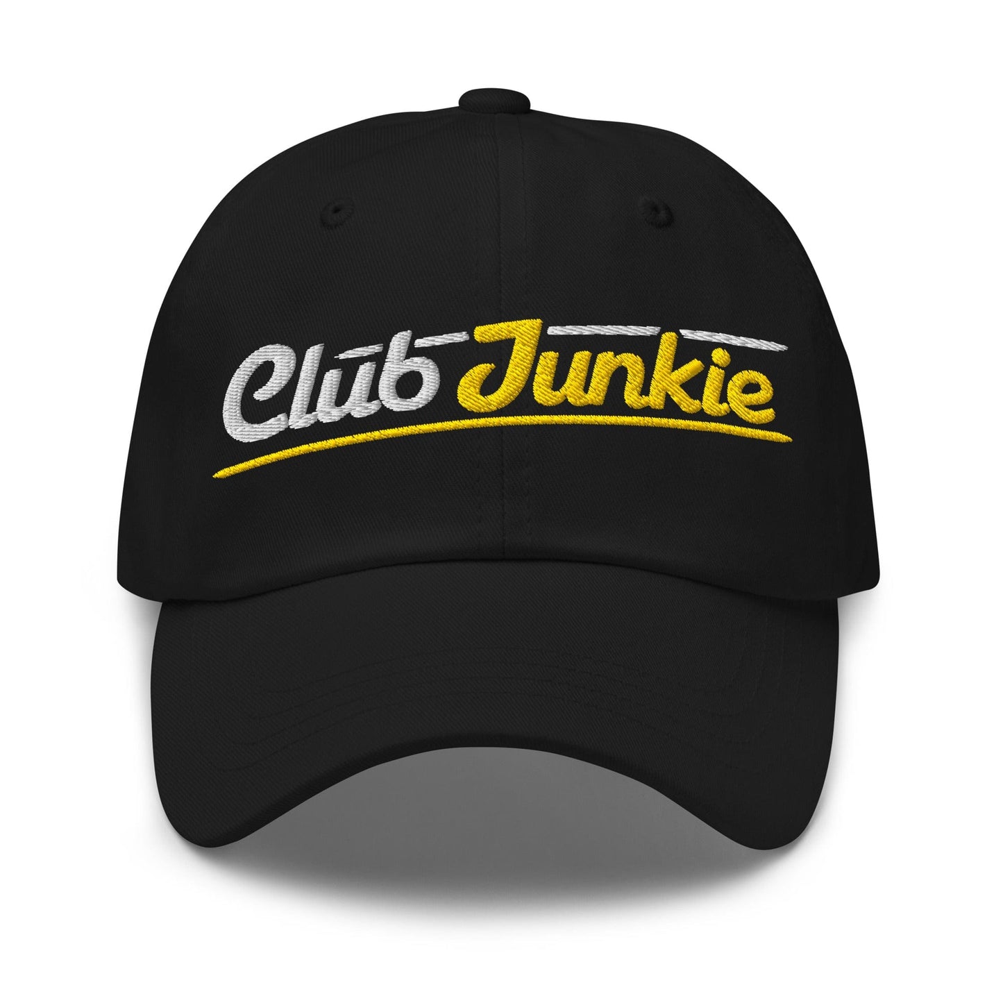 Club Junkie Embroidered Golf Cap - Funny Golf Tee by Swing Epic