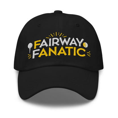 Fairway Fanatic Embroidered Golf Cap - Funny Golf Tee by Swing Epic