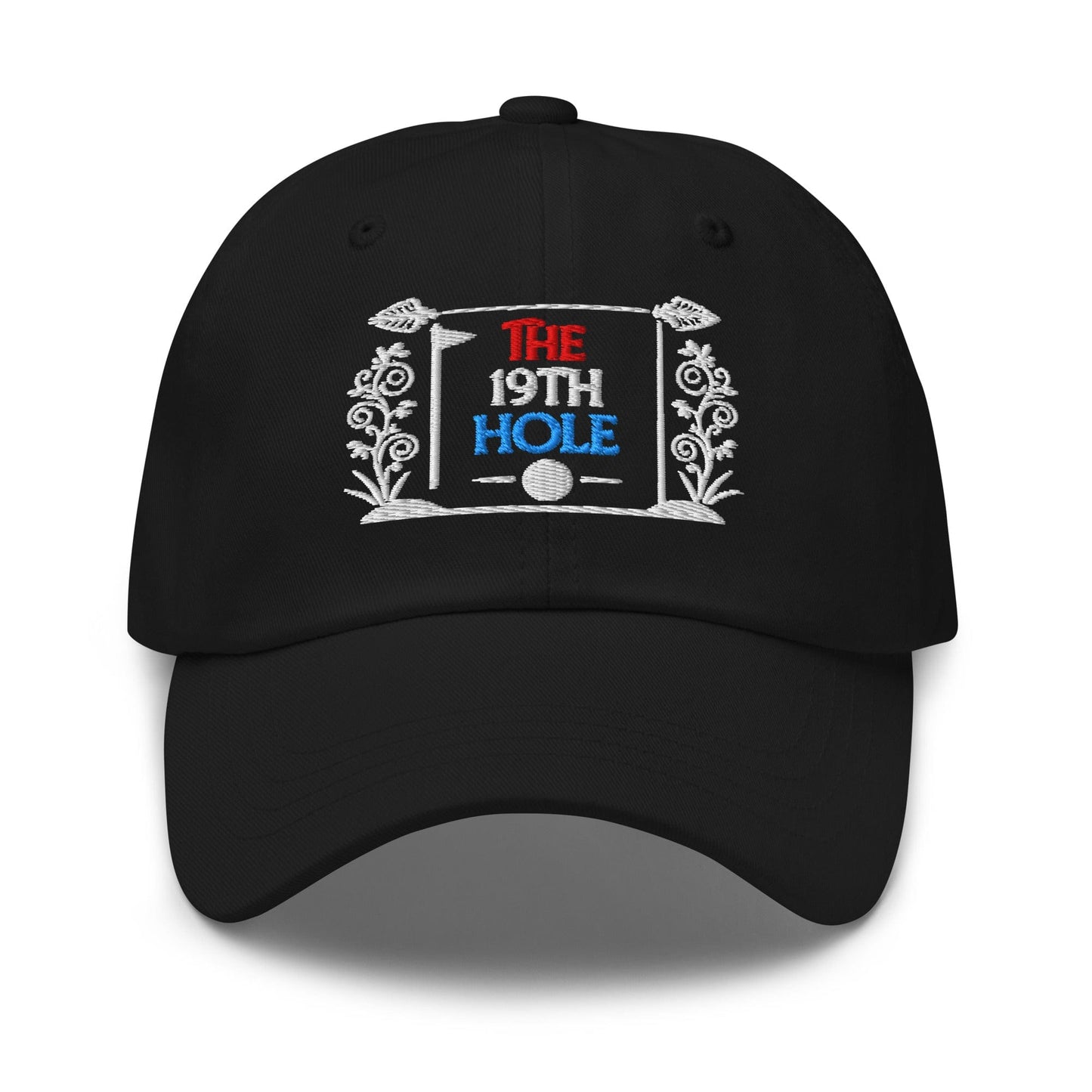 The 19th Hole Fun Embroidered Golf Cap - Funny Golf Tee by Swing Epic