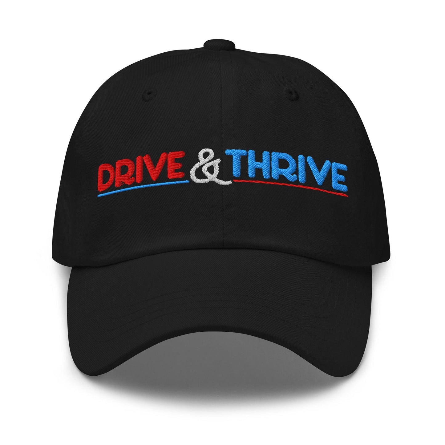 Drive & Thrive Embroidered Golf Cap - Funny Golf Tee by Swing Epic