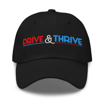 Drive & Thrive Embroidered Golf Cap - Funny Golf Tee by Swing Epic