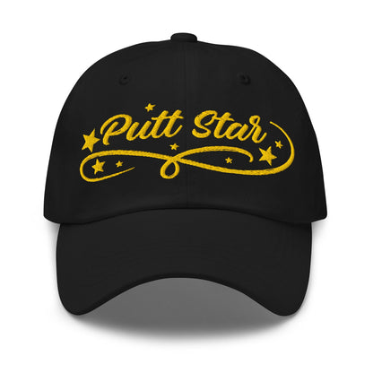 Putt Star Embroidered Golf Cap - Funny Golf Tee by Swing Epic