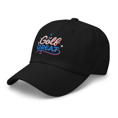 Golf Great Fun & Quirky Embroidered Golf Cap - Funny Golf Tee by Swing Epic