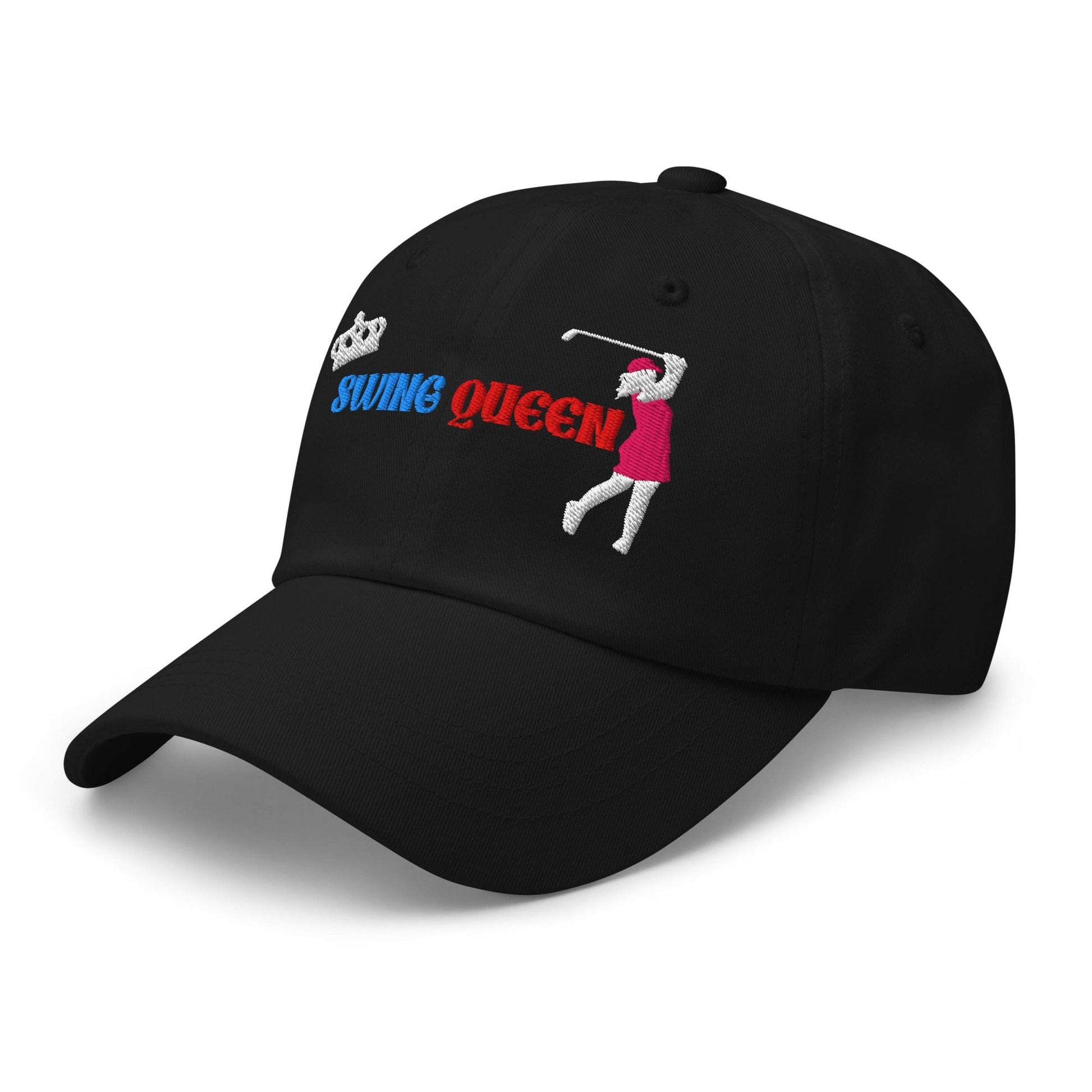 Swing Queen Embroidered Golf Cap - Funny Golf Tee by Swing Epic