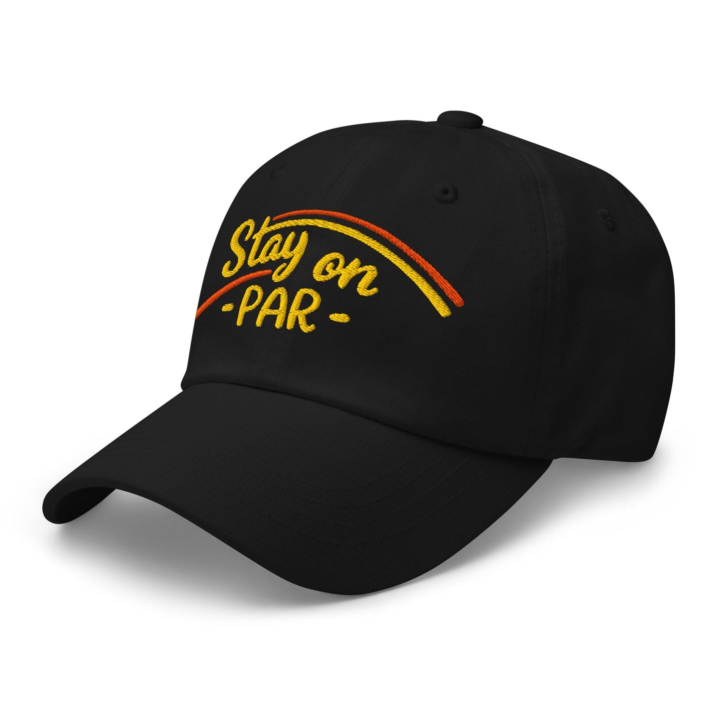 Stay on Par Embroidered Golf Cap - Funny Golf Tee by Swing Epic
